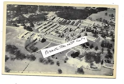 NORTHWOOD Middlesex Mount Vernon Hospital Early RP Postcard Aerial View • £4.99