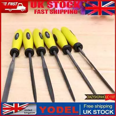 £6.59 • Buy 3/4/5mm Small File Set Half-Round Wood Files High Hardness For Woodworking Metal