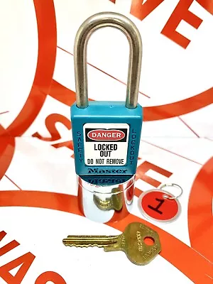Master Lock 410 Lockout Padlock Teal • £9.99