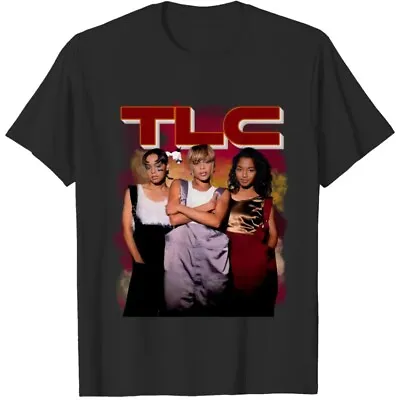 TLC 90S Vintage Shirt Music Band Unisex Short Sleeve T-Shirt All Sizes S-2345Xl • $13.99