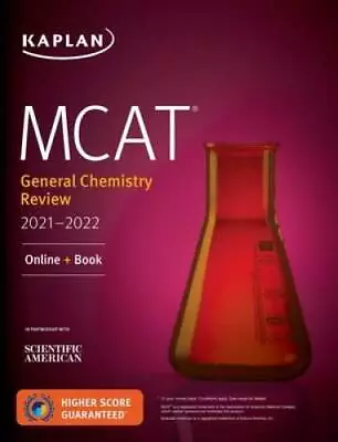 MCAT General Chemistry Review 2021-2022: Online + Book (Kaplan Test Prep) - GOOD • $4.76