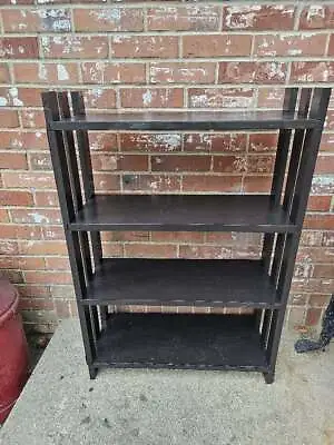 Antique Arts & Crafts Mission Oak Book Shelf Plant Fern Stand 4 Tier • $104.99