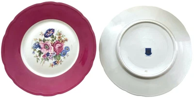 $24.99 • Buy Vintage Czechoslovakian  The Carmen  Baronet Fine Bone China Plates Measure 10.5