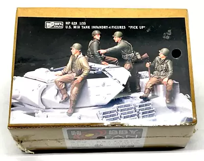 HF-529 Hobby Fan US M10 Tank 4 Infantry Figures  Pick Up  WWII - New Sealed Box • $85.47