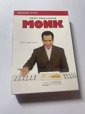 Monk Season 5 DVD Set - Tony Shalhoub - Very Good • $5.99