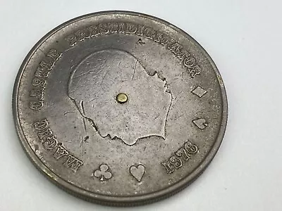 Vintage 1976 Dai Vernon Spinning Silver Tone Magic Coin - Rare • $19.99