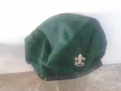 Unique Vintage Greek Boy Scout Original Hat Beret 70s Green Rare • $13.99