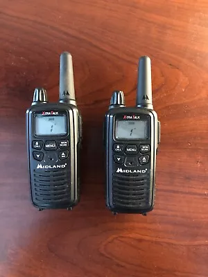 Midland LXT600 Walkie Talkie Long Range Two-Way Radio 36 Channels Black • $45