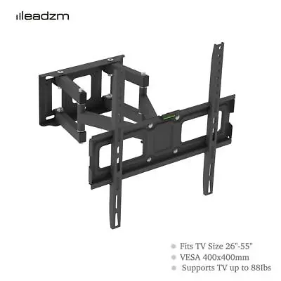 LCD LED TV Wall Bracket 26 32 40 47 50 55 Inches Tilt Swivel Universal UK • £16.95