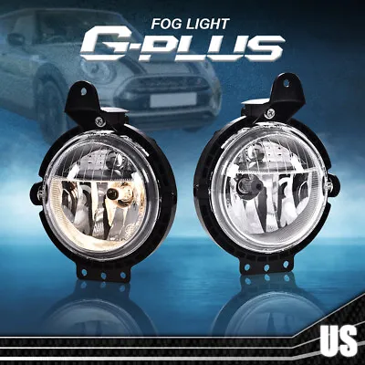 Fit For 2007-2015 Mini Cooper 1Pair Clear Bumper Fog Lights Lamps Left+Right • $24.46
