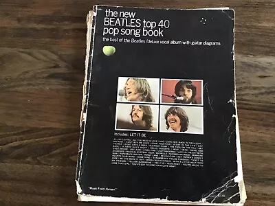 The New Beatles Top 40 Pop Song Book  VINTAGE!!! • $5