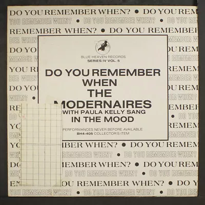 MODERNAIRES: Do You Remember When Vol. 5 BLUE HEAVEN 12  LP 33 RPM • $10
