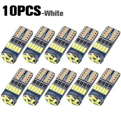 10x T10 LED Canbus Error Free Bulbs 15SMD 194 W5W Car Wedge Lamp Dome Map Light • $3.74