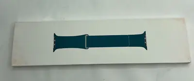 $82.23 • Buy Genuine Apple Watch Band Leather Loop Peacock 45mm 44 42 Series 7 6 5 4 SE Large