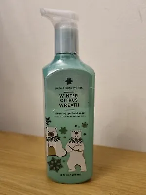 £8.99 • Buy Bath And Body Works Winter Citrus Wreath Cleansing Gel Hand Soap