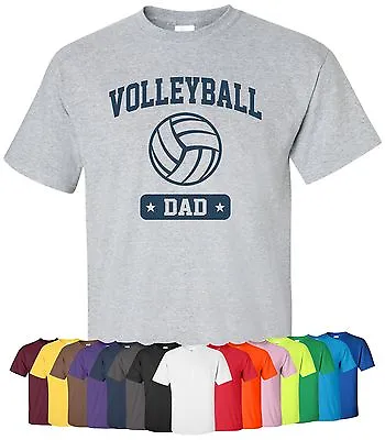 Personalized  Volleyball Dad  T-Shirt Sz S-4XL Sports Team Father Custom Parent • $16
