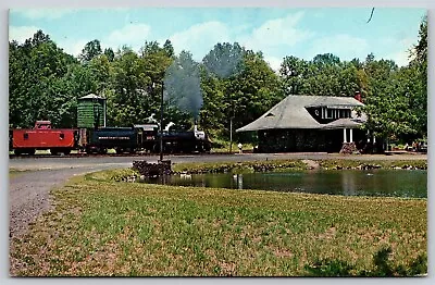 Postcard Morris County Central RR Locomotive 385 At Whippany NJ N110 • $1.99