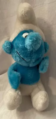 Vintage Wallace Berrie Peyo  1980 Smurf Stuffed Plush • $6.26