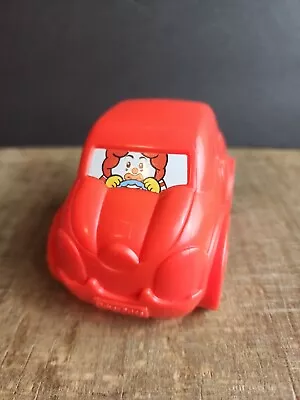 Vtg 2001 McDonald’s Fisher-Price Happy Meal Under 3 Toy - Red Ronald Car • $3