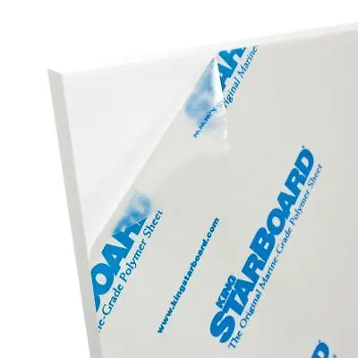 White King Starboard HDPE Polyethylene Plastic Sheet 3/4  X 12  X 27   Textured • $60.96