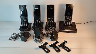 Panasonic KX-TG8561E Quad Cordless Home Phone Landline Answerphone • £39.99