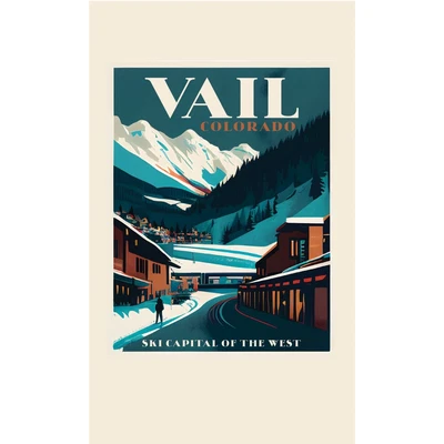 $21.67 • Buy Vail Colorado Souvenir Metal Sign-Wall Poster