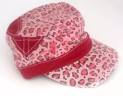 Bucket Style Cap/Hat Leopard Print With Adjustable Strap /Distressed Look • $5.57