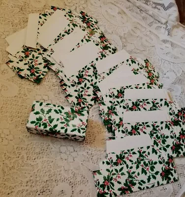 25 Estate Sale Vintage Christmas Holly Berry Unused Candy Gift Cardboard Boxes • $24.99