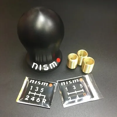 Nismo Black Resin 5/6 Speed Gear Stick Shift Knob Shifter Lever • $21.99