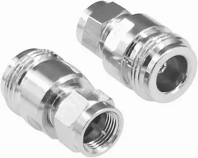 F Type Male 75 Ohm To N Female 50 Ohm Adapter RF Ham Radio Coax Connector M/F • $7.59