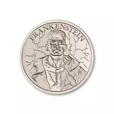 2023 - 1 Oz .999 Fine Silver Frankenstein Monster Round VINTAGE HORROR SERIES • $42.90