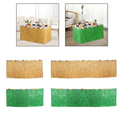 £8.53 • Buy Grass Table Skirt Modern Outdoor Table Skirt Theme Party Ceremony