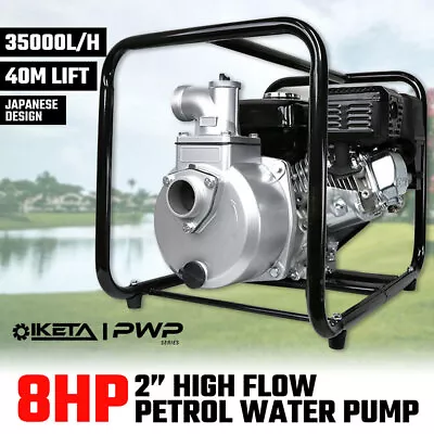 2  Petrol High Flow Water Pump 8HP Transfer Irrigation Farm Fire Fighting Garden • $269