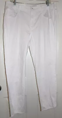 NWT White 5-Pocket J. JILL SLIM ANKLE Crops - 16W • $19.99