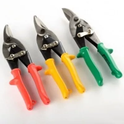 Sheet Metal Hand Steel Cutting Tin Snips Scissors Cutters Snippers Shear Set • $29.99