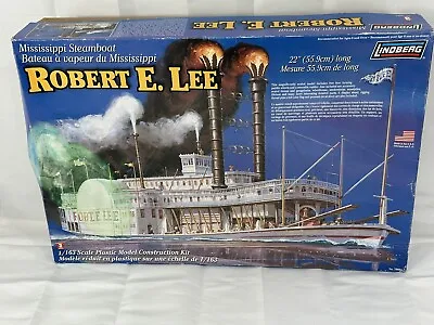 Vintage Lindberg Robert E Lee Missisissppi Steam Boat 1/163 Plastic Model • $59