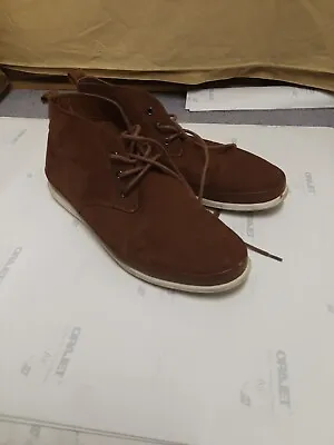 M&S Tan Nubuck Shoes Size 11 Mens • £10