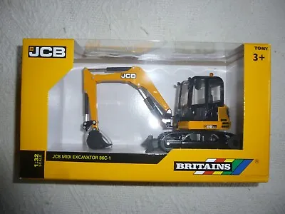 Britains Jcb Midi Excavator 86c1 1:32 Scale New Unopened No. 43013 Excellent • £26