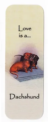 £2.50 • Buy Dachshund Beautiful Dog Bookmark Same Image Both Sides Great Gift