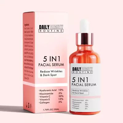 Vitamin C 5 In 1 Ultimate Face Serum For All Skin Types 1fl Oz By DBR • $12.95