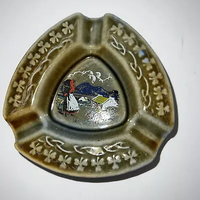 Vintage Wade Co Irish Porcelain Ashtray Countryside Scene IP612 Ireland Shamrock • $9.93