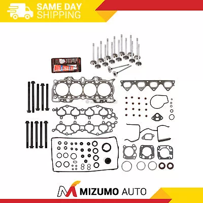 Head Gasket Set Intake Exhaust Valves Fit 90-01 Acura Integra 1.8L B18A1 B18B1 • $119.95