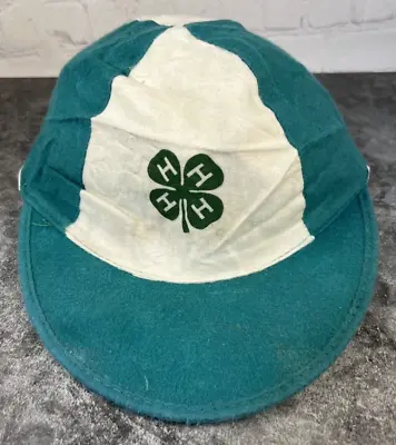 Vintage 1950s 4H 4-H Club Baseball Style Hat Cap • $24.95