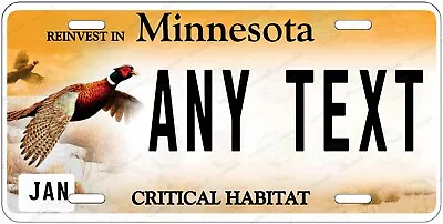 Minnesota State Personalized Custom License Plate Tag For Auto Car ATV Bike  • $16.99