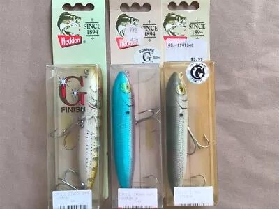 Heddon Zara Spook Vintage  G  Finish Lot Of 3 NIB • $25