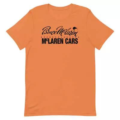 BRUCE MCLAREN - Short-Sleeve Unisex T-Shirt F1 Racing • $6.99