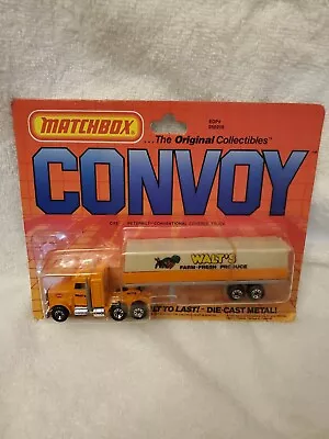 Matchbox Convoy CY5 Peterbilt Walt's Farm Fresh Produce Die-Cast Truck 1983  • $9.95