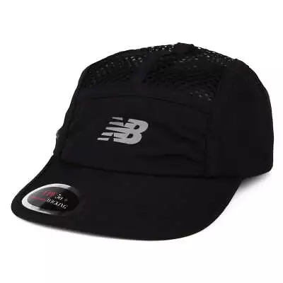 New Balance Hats Running Stash Packable 5 Panel Cap - Black • £25.95