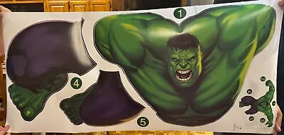 Large Marvel Avenger Hulk Photo Quality Color Wall Sticker Transfer • $13.55