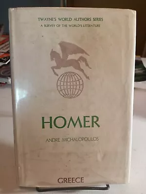 Homer (Twayne's World Authors Series 4. Greece) By Michalopoulos Andre´ • $14.99